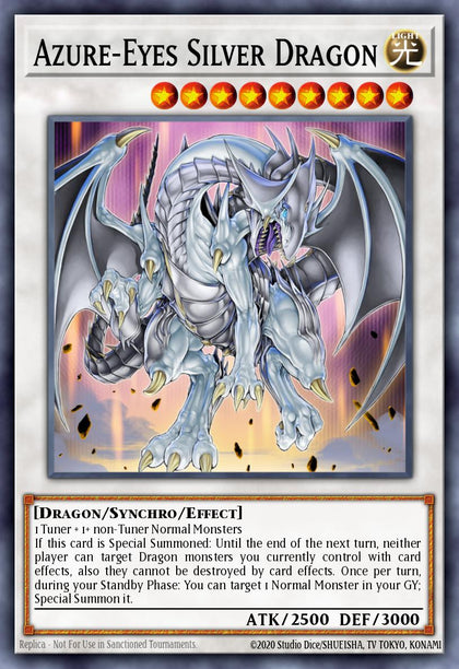 Azure-Eyes Silver Dragon - RA04-EN208 - Quarter Century Secret Rare - NM