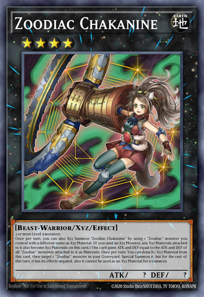 Zoodiac Chakanine - MACR-EN048 - Ultra Rare - NM