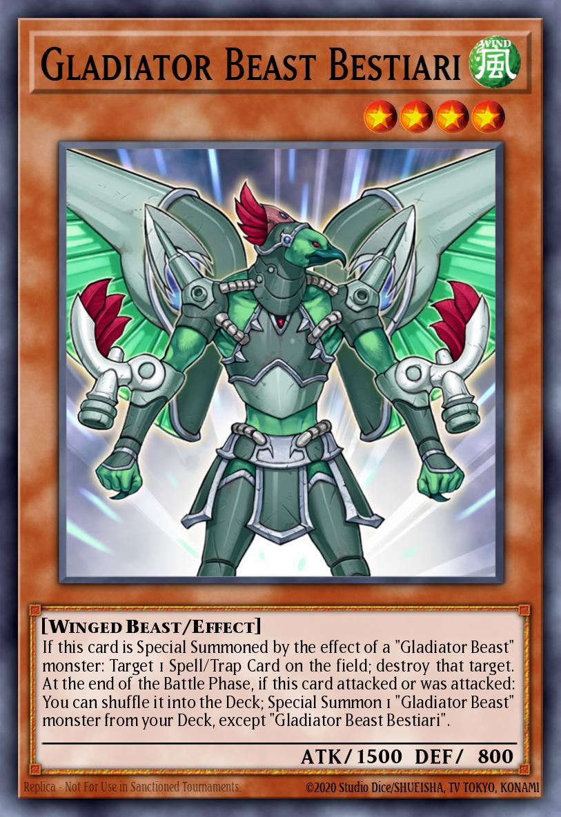 Gladiator Beast Bestiari - LCGX-DE237 - Secret Rare - EX