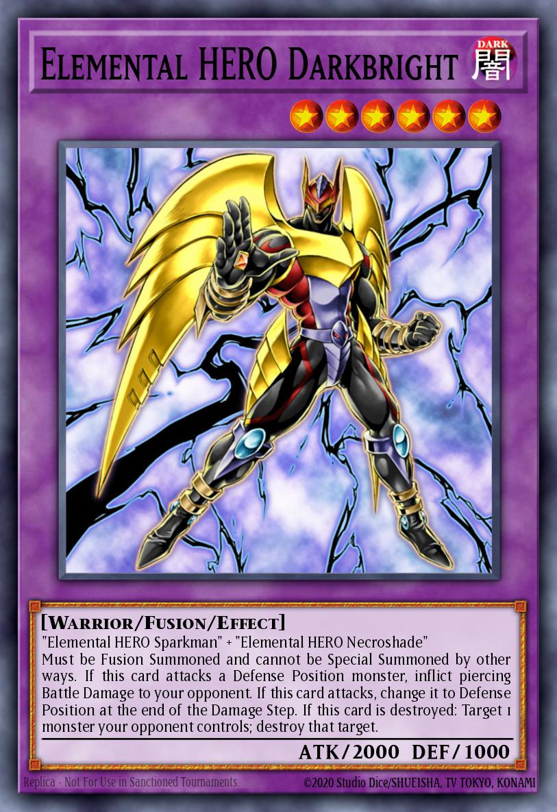 Elemental HERO Darkbright - LCGX-EN063 - Super Rare - NM