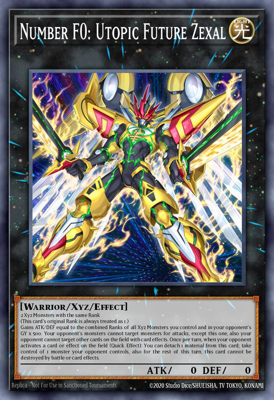 Number F0: Utopic Future Zexal - DUAD-EN042 - Ultra Rare - NM