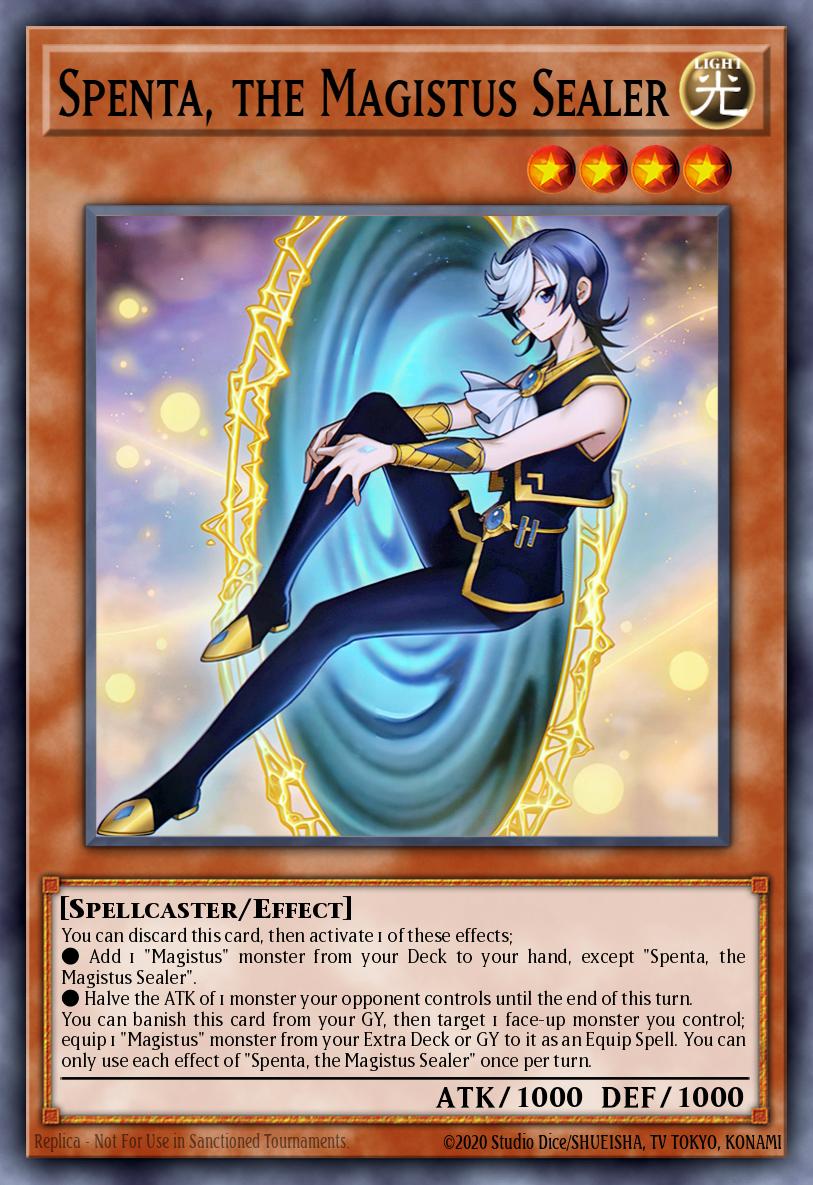 Spenta, the Magistus Sealer - BPRO-EN098 - Secret Rare - NM