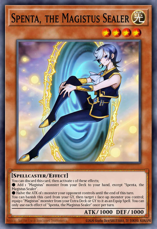 Spenta, the Magistus Sealer - BPRO-EN098 - Secret Rare - NM