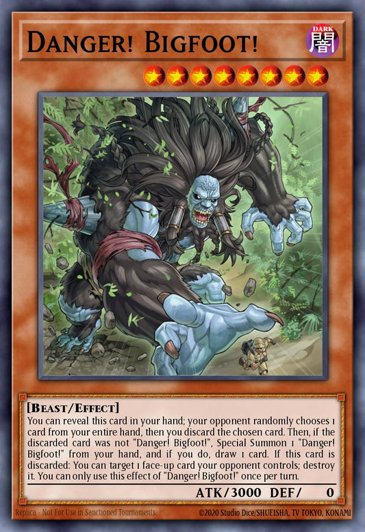 Danger! Bigfoot! - MP25-EN140 - Secret Rare - NM
