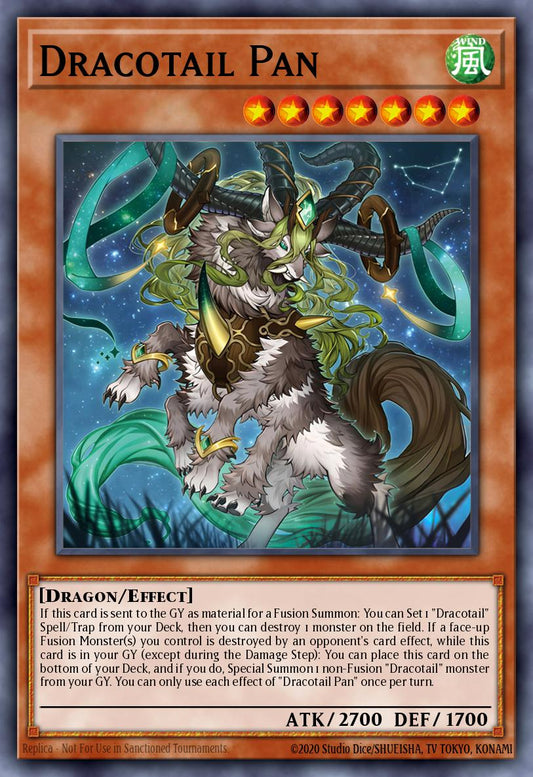 Dracotail Pan - JUSH-EN003 - Super Rare - NM