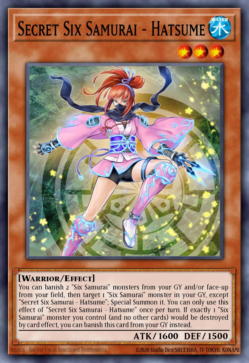 Secret Six Samurai - Hatsume - RA03-EN016 - Collectors Rare - NM