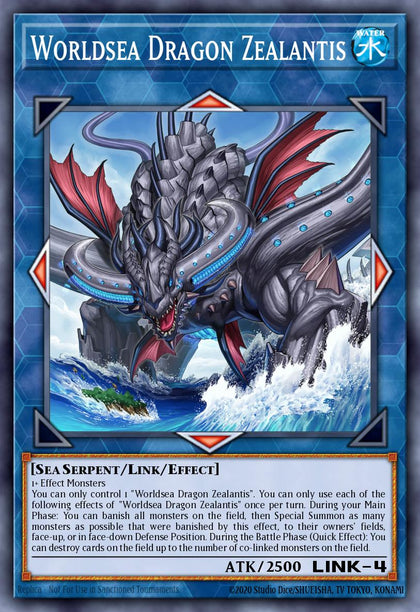 Worldsea Dragon Zealantis - RA04-EN082 - Collectors Rare - NM