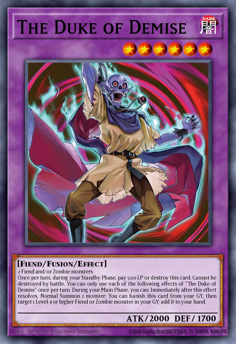 The Duke of Demise - MZTM-EN033 - Ultra Rare - NM