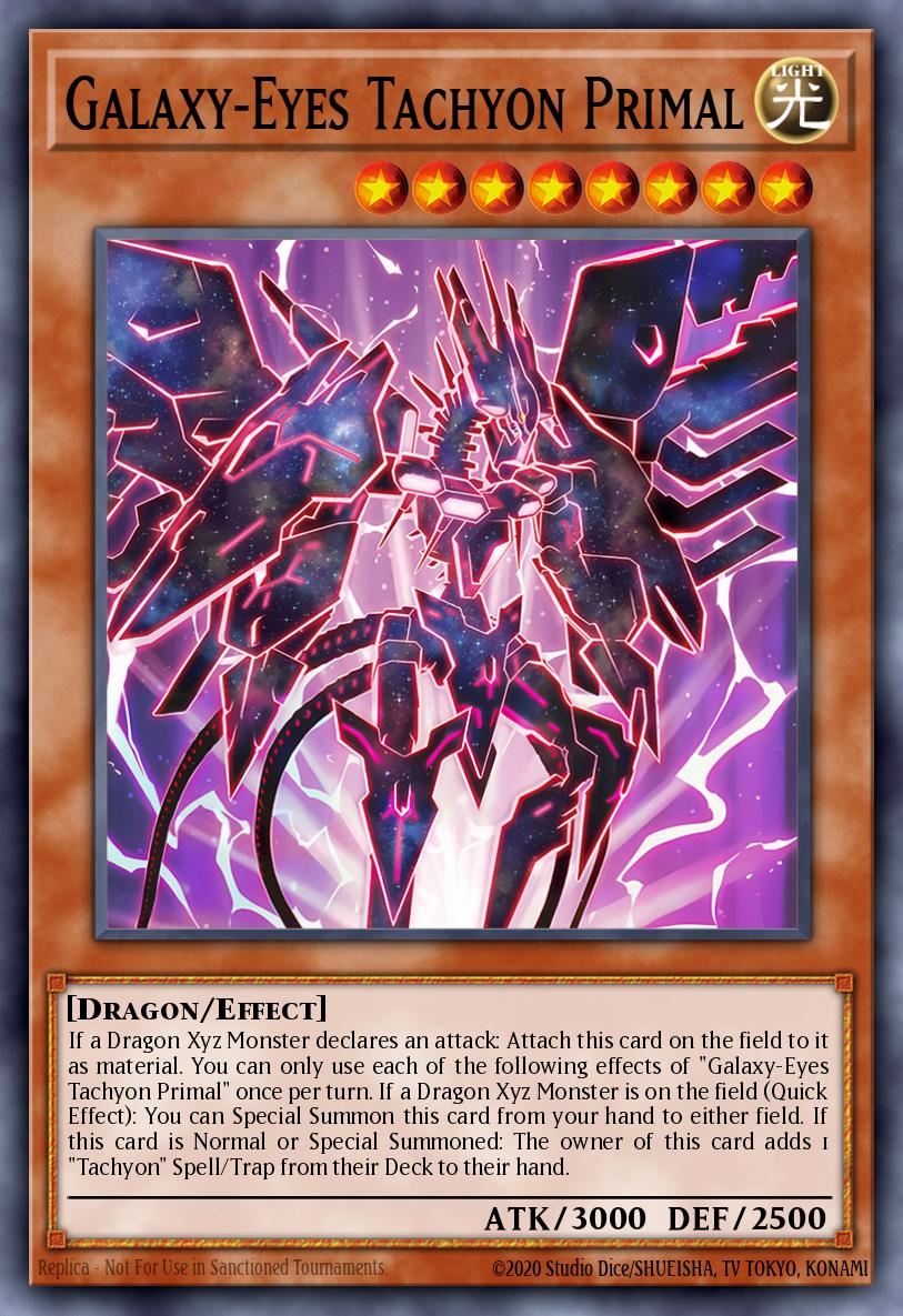 Galaxy-Eyes Tachyon Primal - MZTM-EN011 - Secret Rare - NM