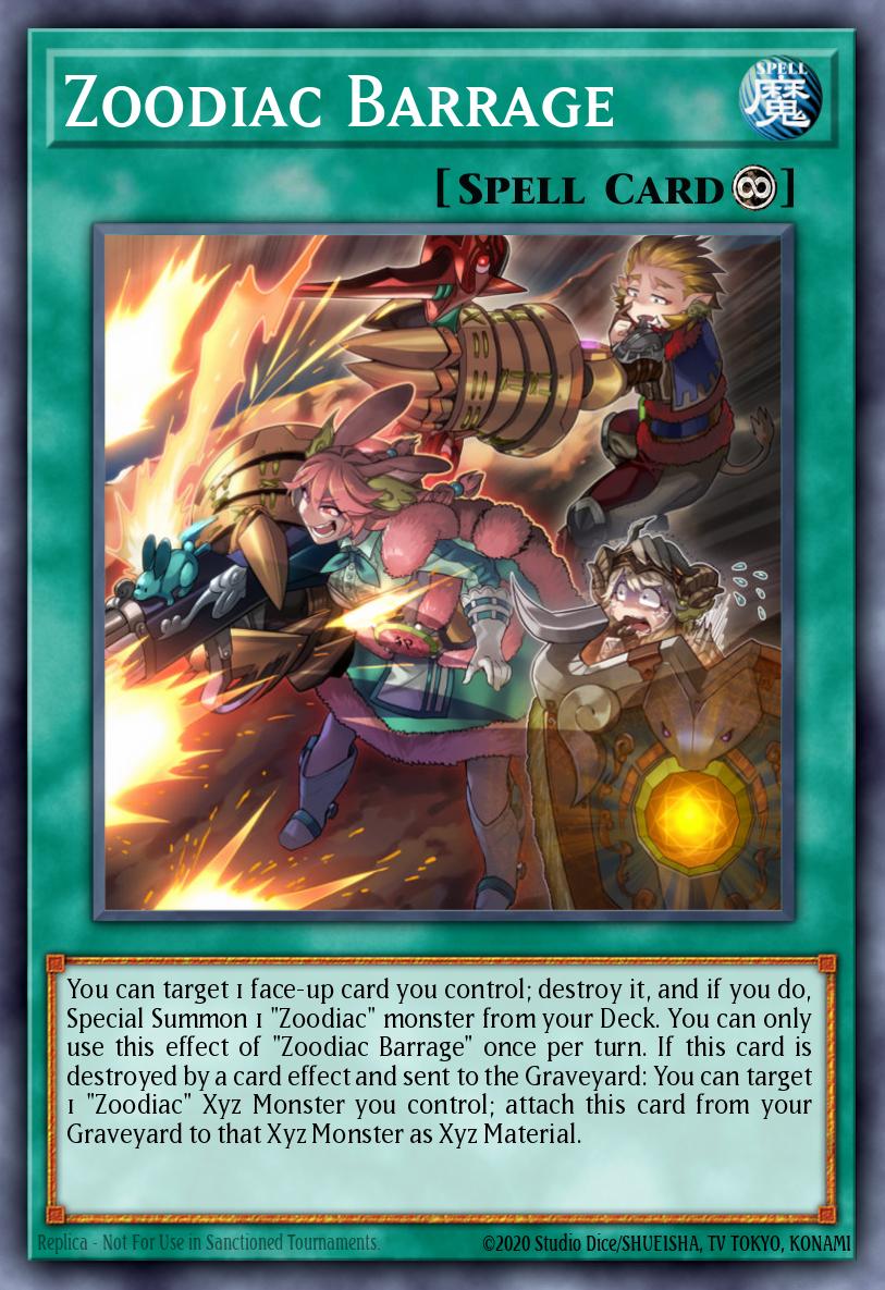 Zoodiac Barrage - RA04-EN091 - Quarter Century Secret Rare - NM