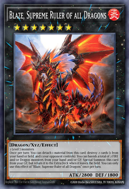 Blaze, Supreme Ruler of All Dragons - MP25-EN146 - Secret Rare - NM