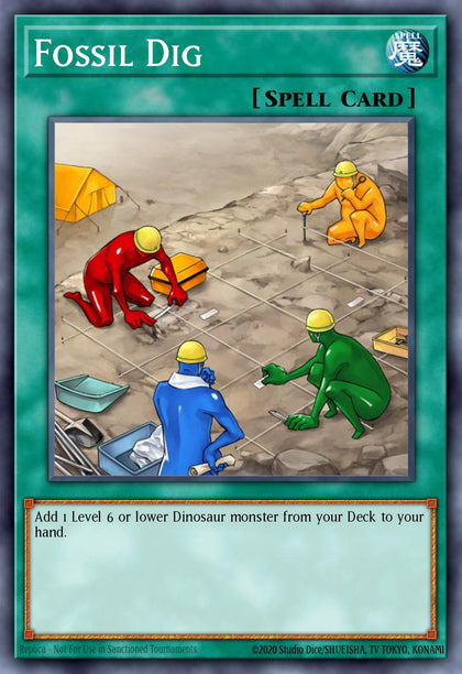 Fossil Dig - RA01-EN053 - Quarter Century Secret Rare - NM