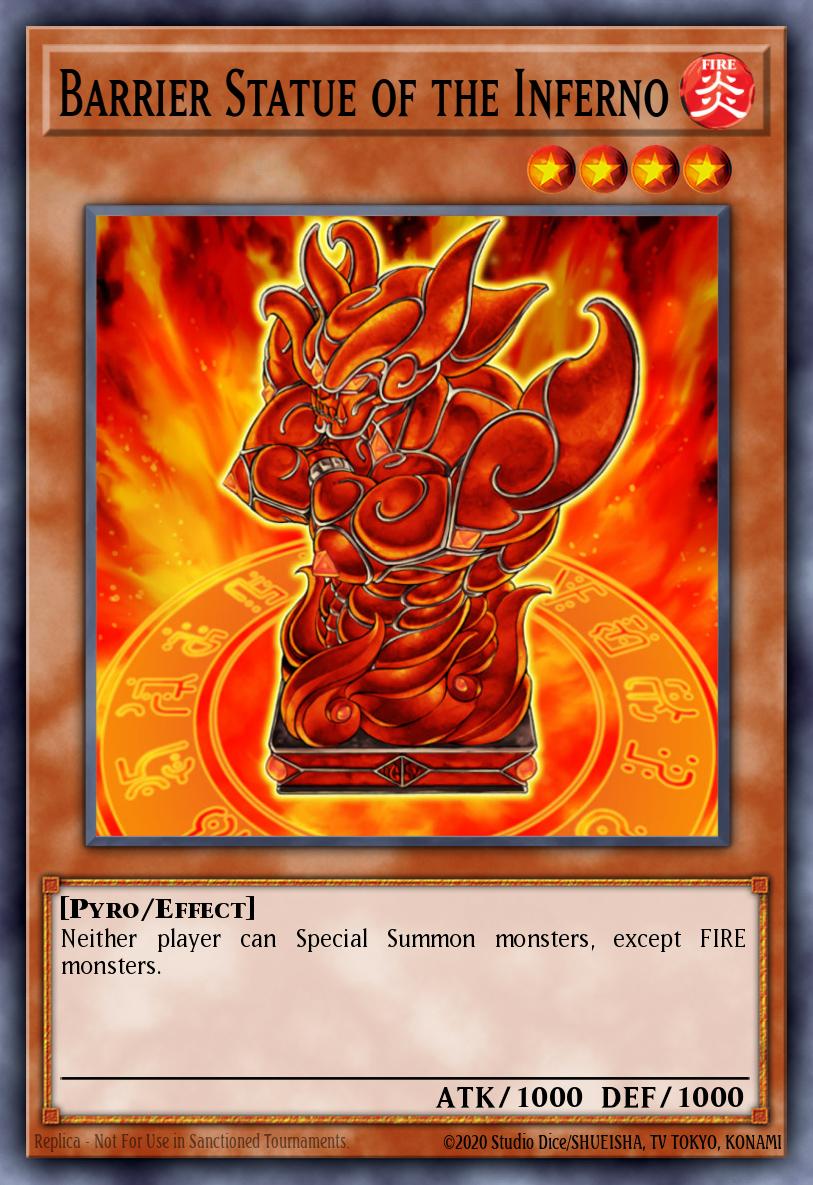 Barrier Statue of the Inferno - CDIP-EN020 - Common - EX