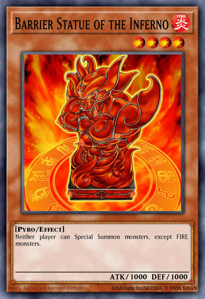 Barrier Statue of the Inferno - CDIP-EN020 - Common - EX