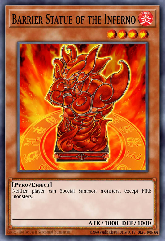 Barrier Statue of the Inferno - CDIP-EN020 - Common - EX