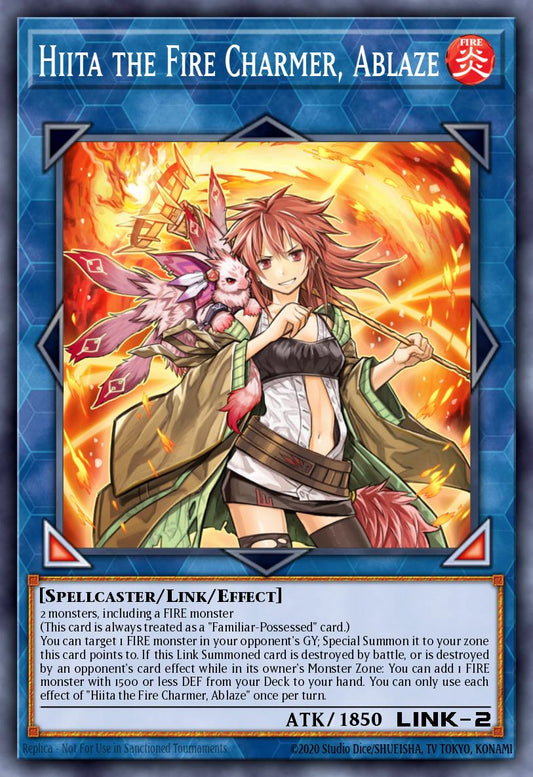 Hiita the Fire Charmer, Ablaze - RA04-EN074 - Collectors Rare - NM