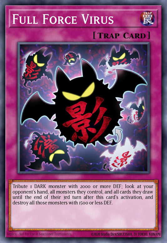 Full Force Virus - RA03-EN267 - Quarter Century Secret Rare - NM