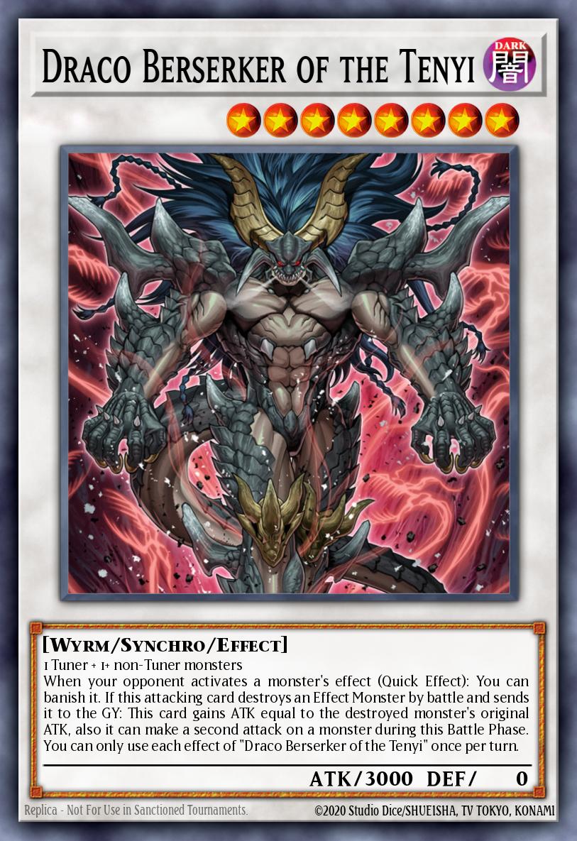 Draco Berserker of the Tenyi - BLMR-EN074 - Secret Rare - NM