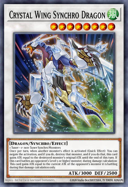 Crystal Wing Synchro Dragon - RA02-EN029 - Ultra Rare - NM