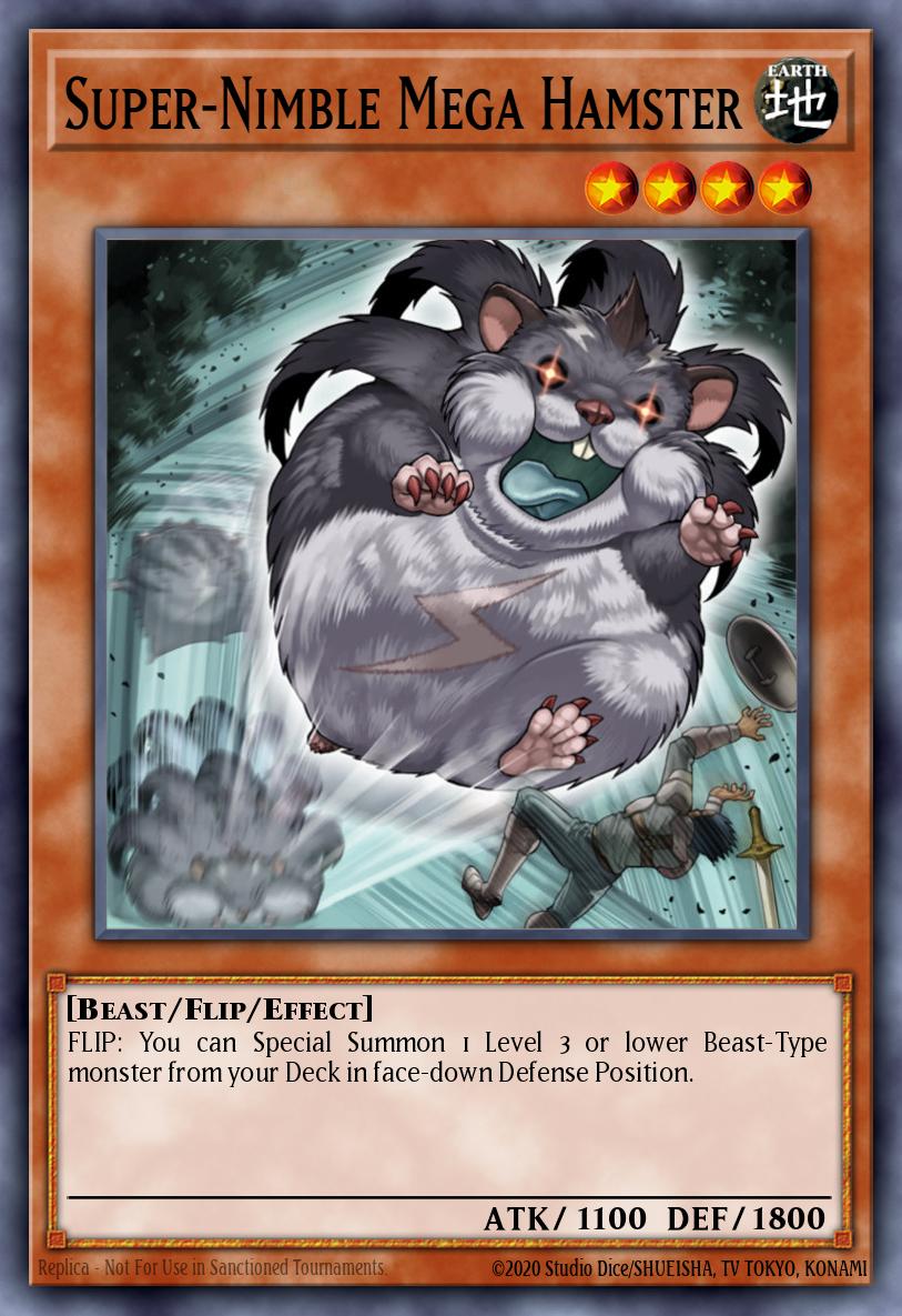 Super-Nimble Mega Hamster - RA02-EN004 - Collectors Rare - NM