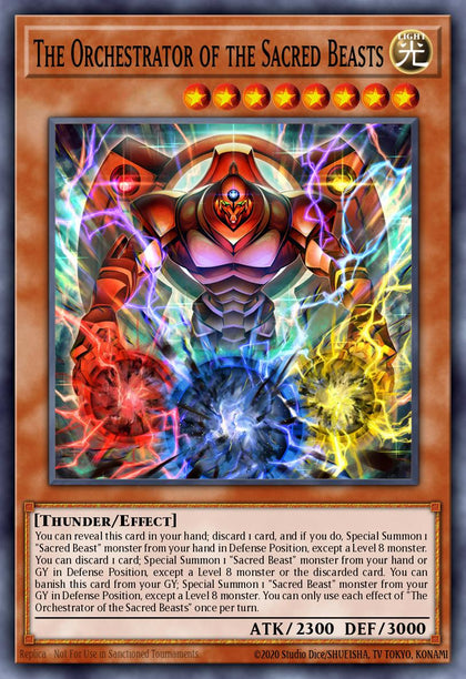 Summoner of the Sacred Beasts - CORI EN008 - Super Rare - NM