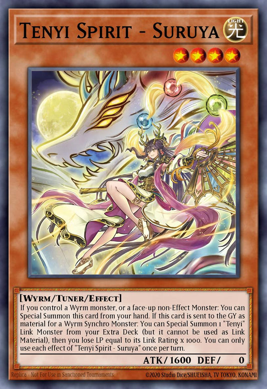 Tenyi Spirit - Suruya - SUDA-EN021 - Quarter Century Secret Rare - NM