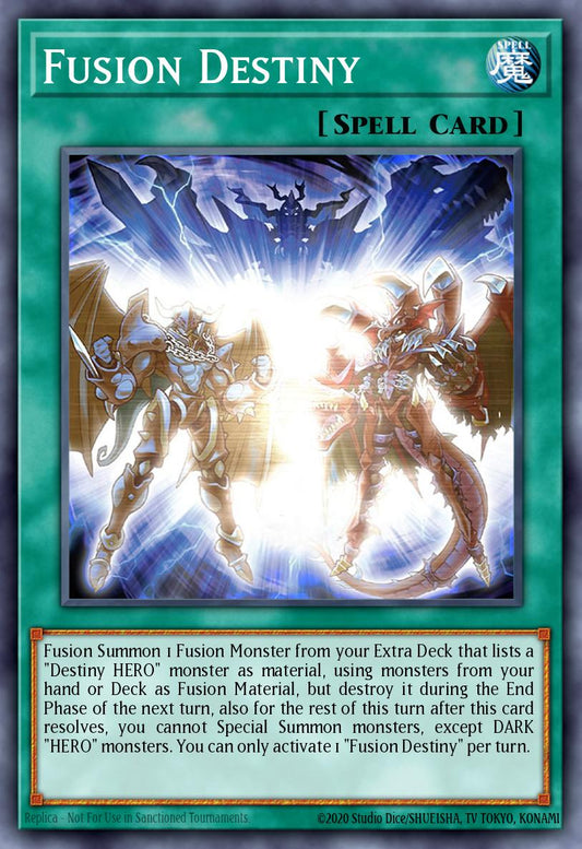 Fusion Destiny - RA03-EN270 - Quarter Century Secret Rare - NM