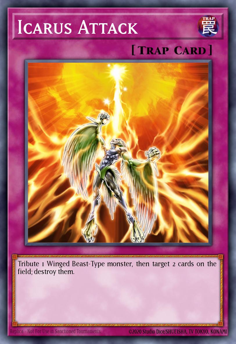 Icarus Attack - RA03-EN165 - Platinum Secret Rare - NM
