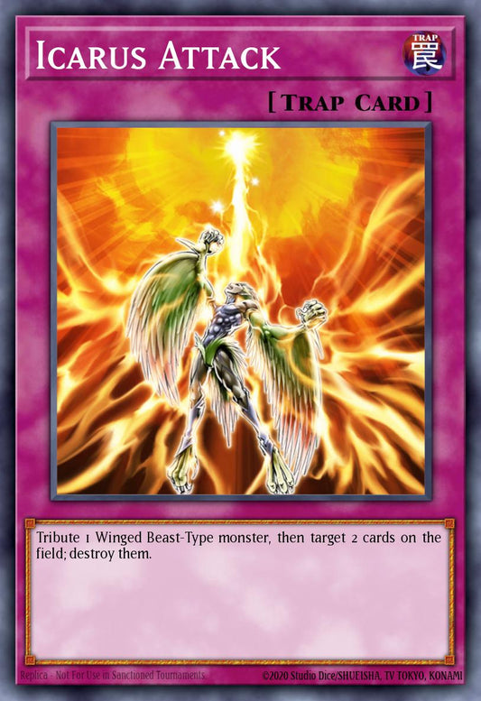 Icarus Attack - RA03-EN165 - Platinum Secret Rare - NM