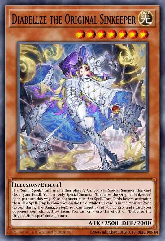 Diabellze the Original Sinkeeper - LEDE-EN012 - Secret Rare - NM