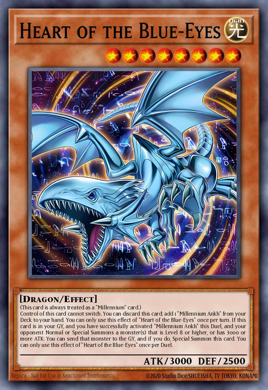 Heart of the Blue-Eyes - MP25-EN013 - Starlight Rare - NM