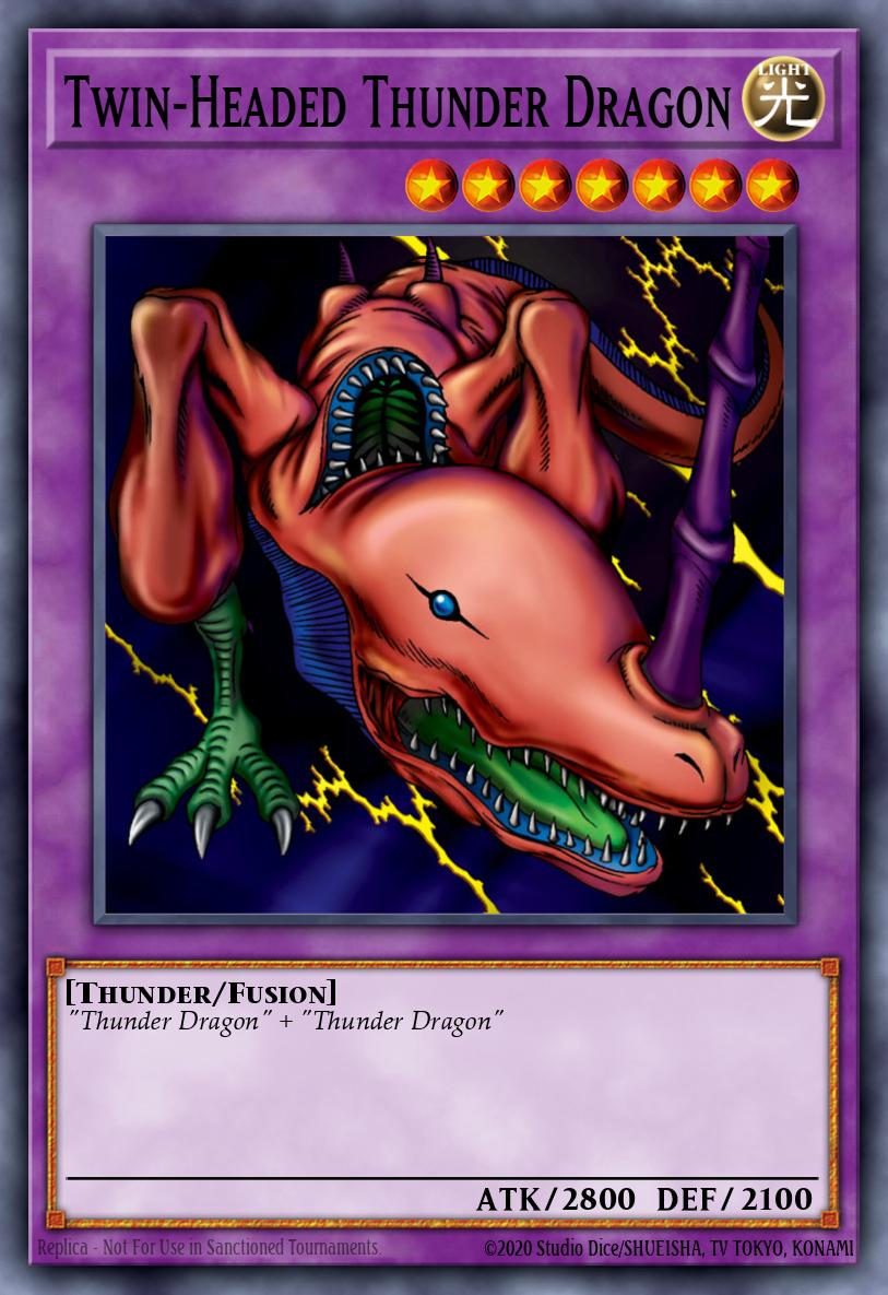 Twin-Headed Thunder Dragon - MRD-EN120 - Super Rare - EX