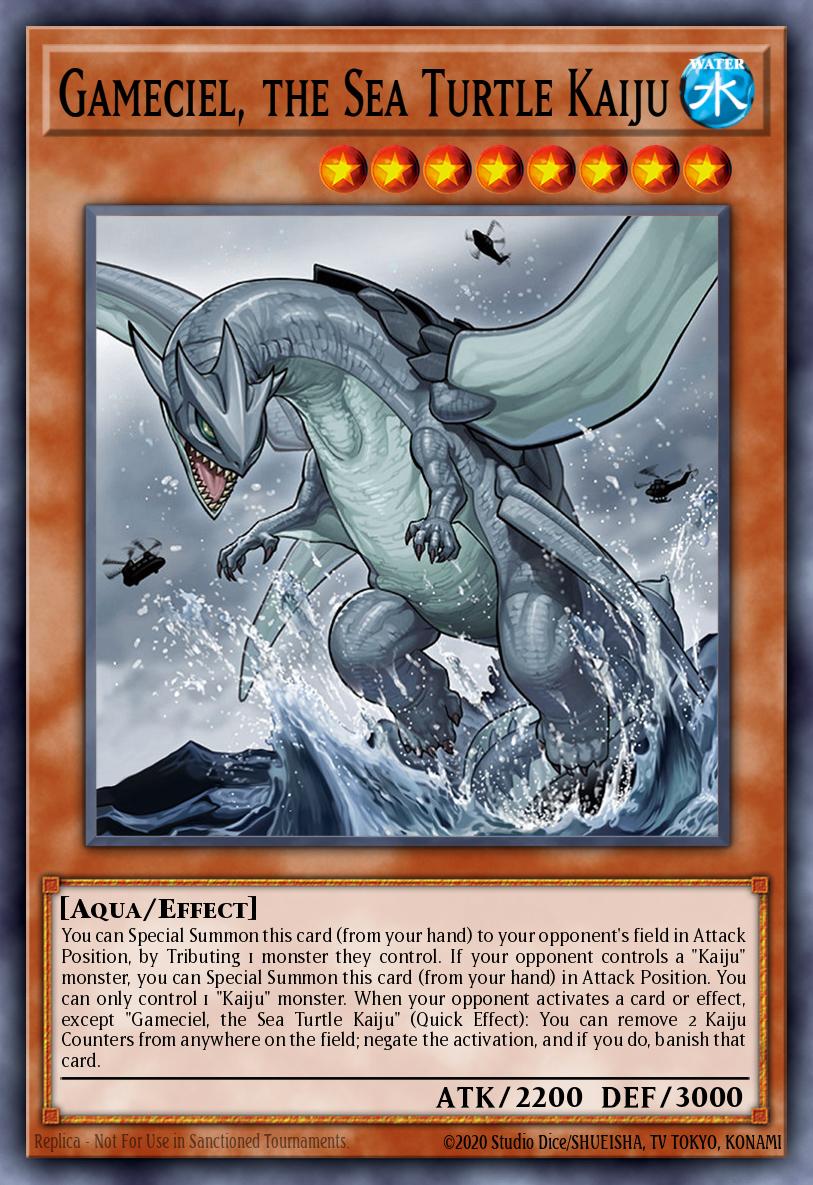 Gameciel, the Sea Turtle Kaiju - MP16-EN164 - Rare - NM