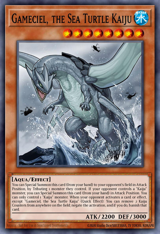 Gameciel, the Sea Turtle Kaiju - MP16-EN164 - Rare - NM