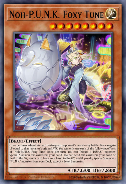 Noh-P.U.N.K. Foxy Tune - BLMR-EN063 - Secret Rare - NM