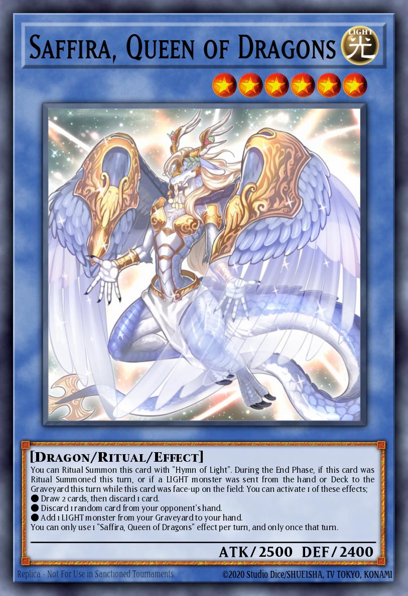Saffira, Queen of Dragons - DUEA-EN050 - Ultimate Rare - NM