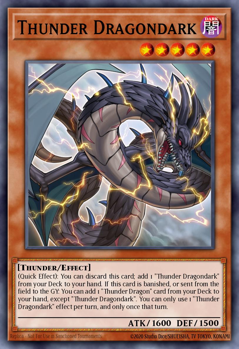 Thunder Dragondark - RA03-EN018 - Collectors Rare - NM