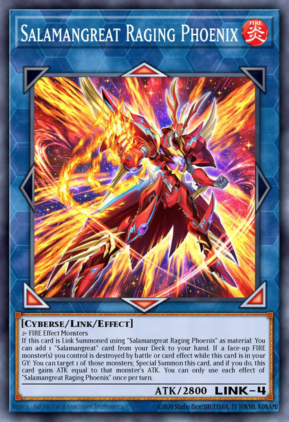 Salamangreat Raging Phoenix - RA04-EN083 - Collectors Rare - NM