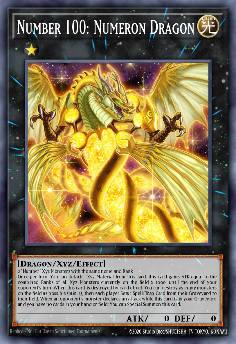 Number 100: Numeron Dragon - RA01-EN039 - Collectors Rare - NM