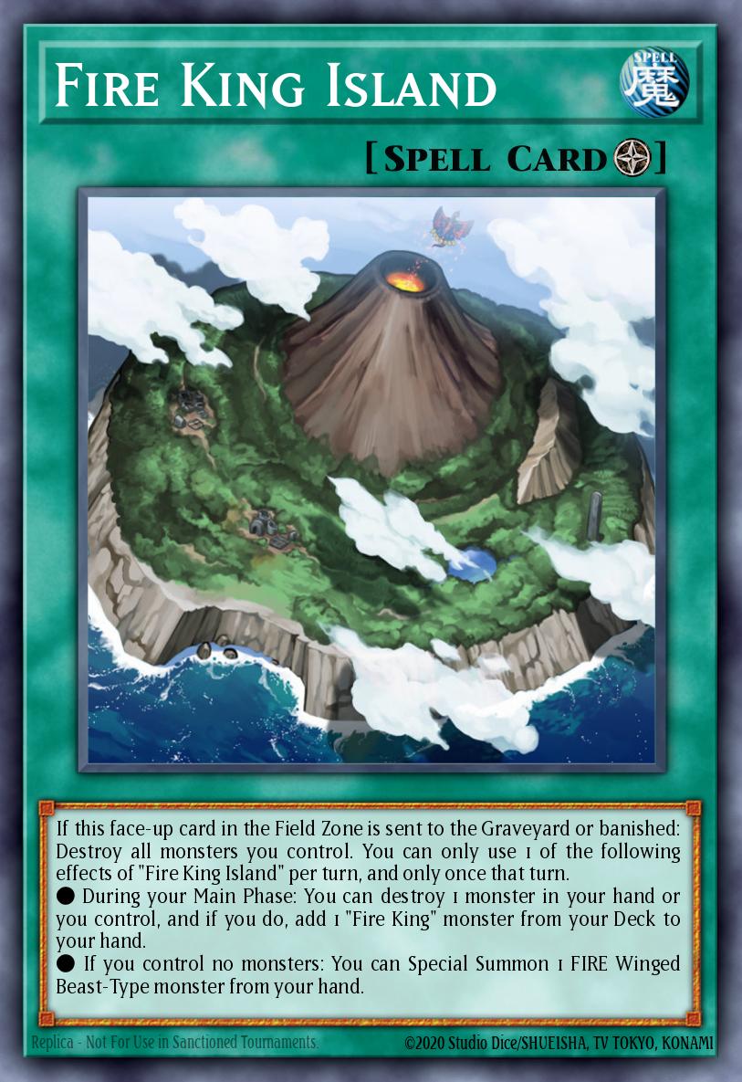 Fire King Island - RA03-EN059 - Collectors Rare - NM