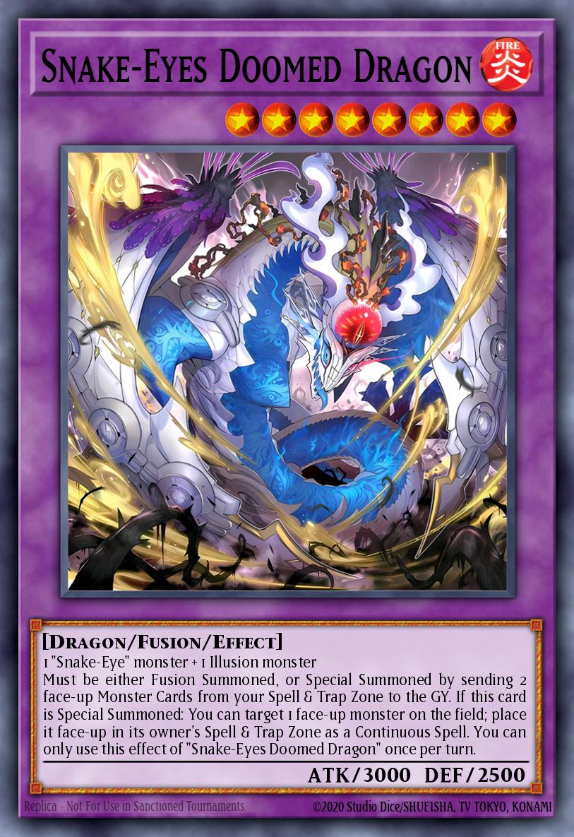Snake-Eyes Doomed Dragon - RA05-EN039 - Starlight Rare - NM