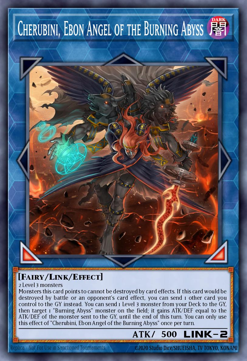 Cherubini, Ebon Angel of the Burning Abyss - RA01-EN042 - Collectors Rare - NM