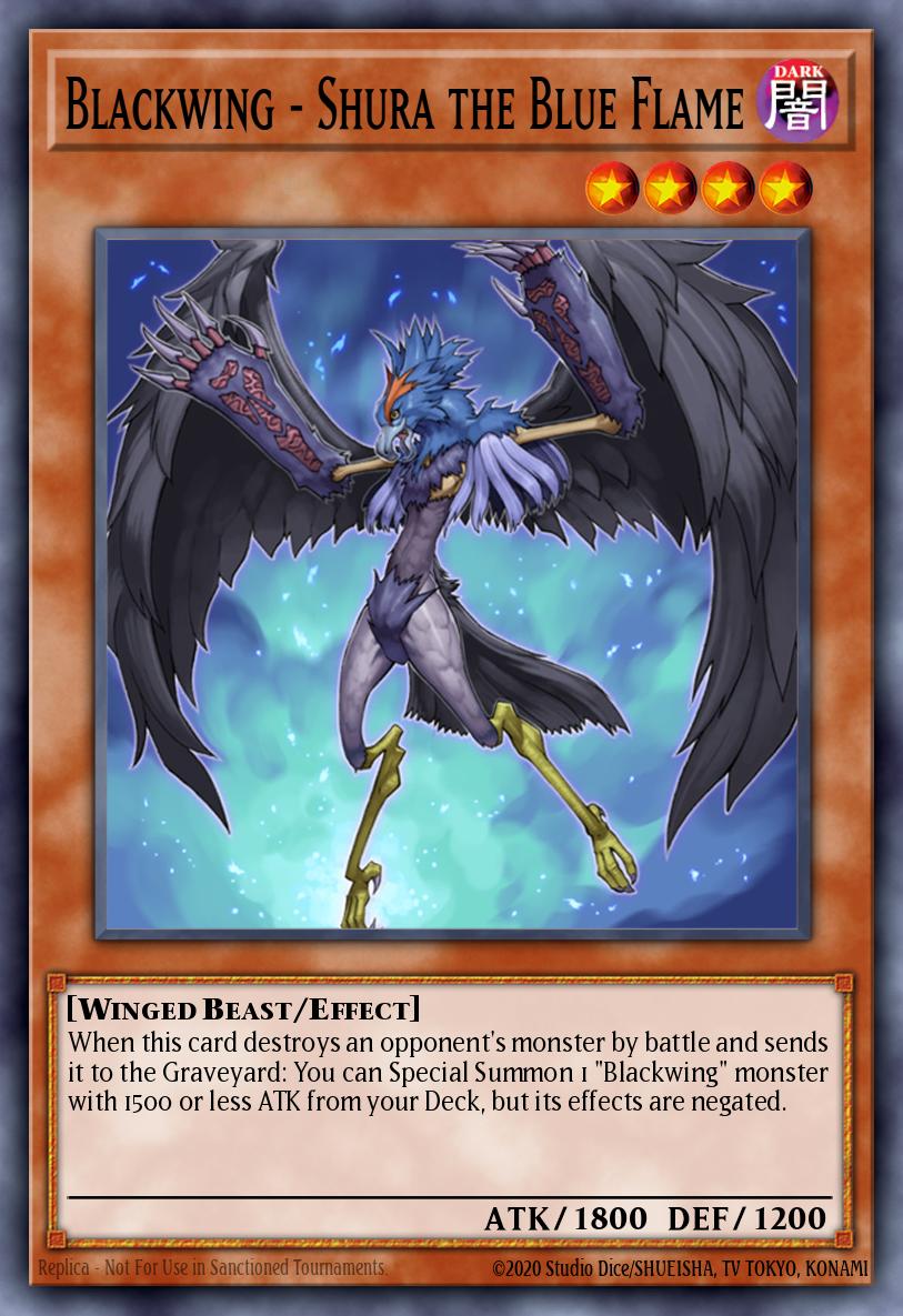 Blackwing - Shura the Blue Flame - DP11-EN004 - Rare - MT