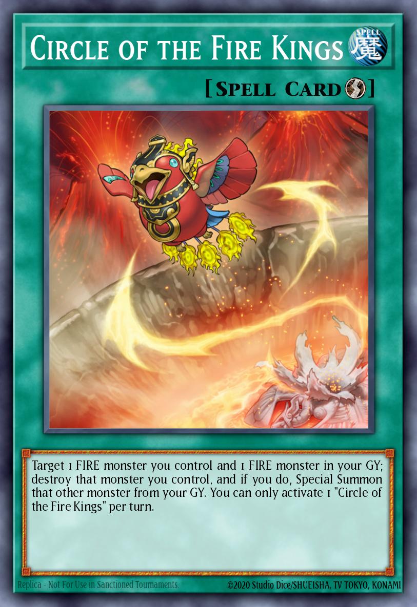 Circle of the Fire Kings - RA04-EN195 - Quarter Century Secret Rare - NM