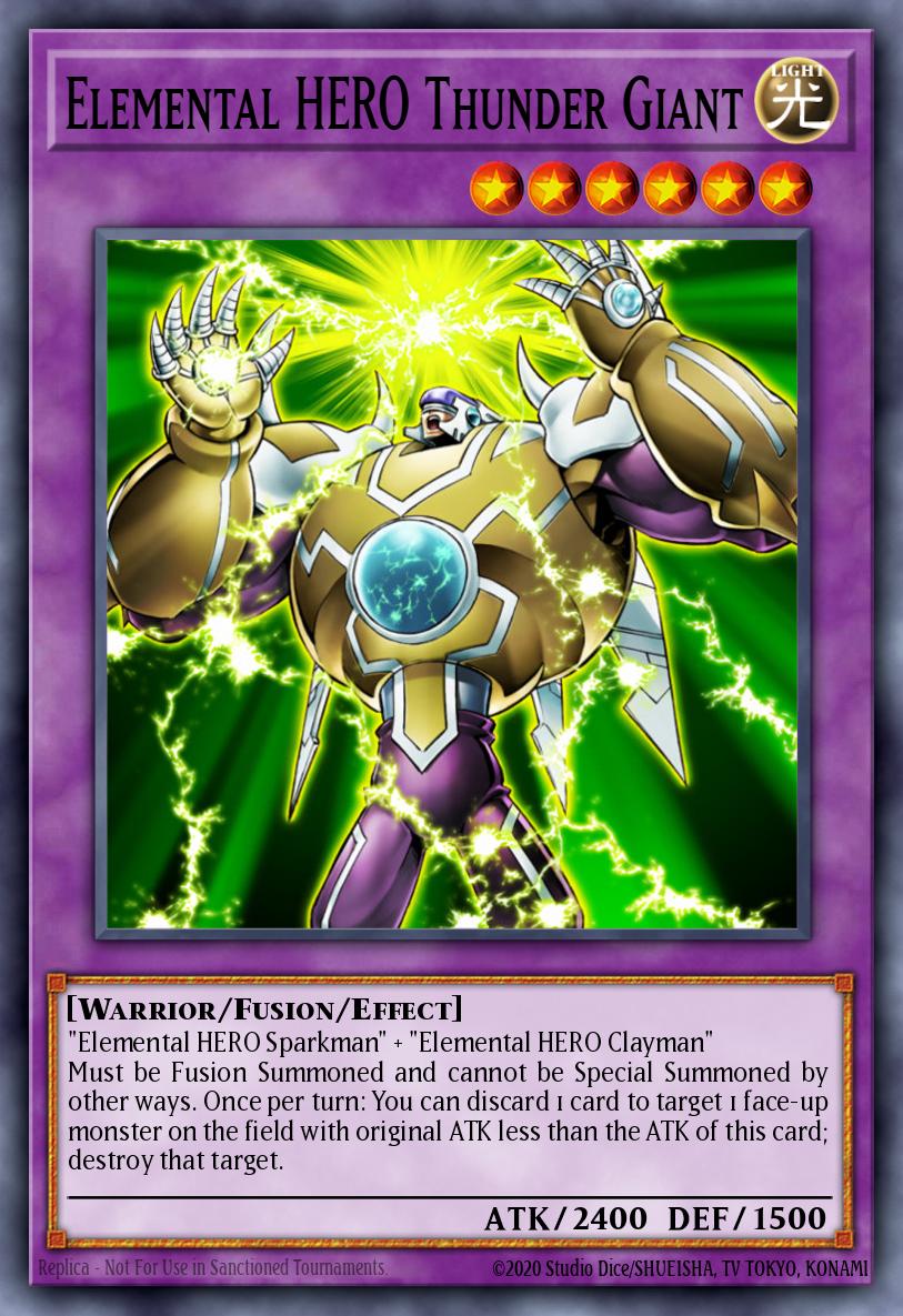 Elemental HERO Thunder Giant - TLM-EN036 - Ultimate Rare - NM