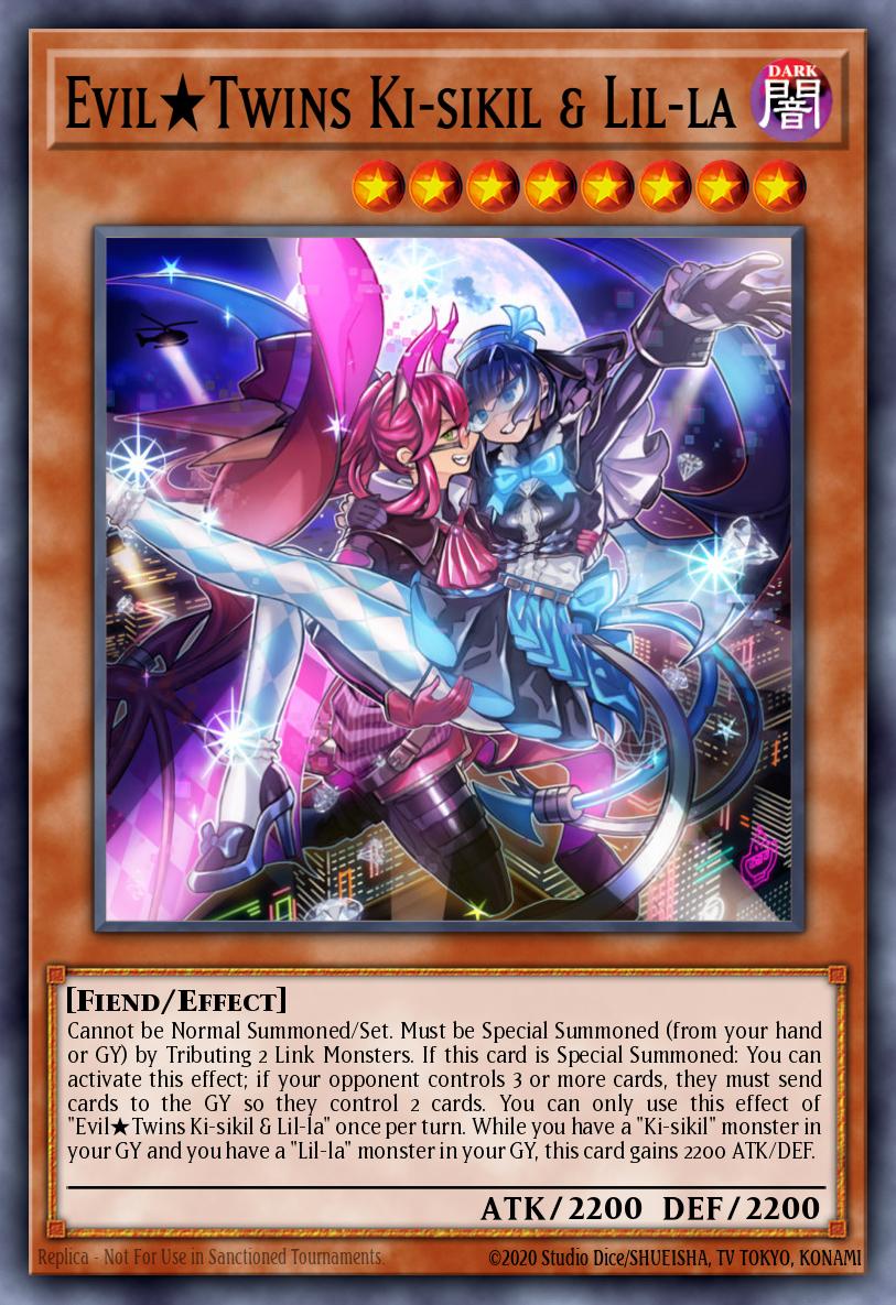 EvilTwins Ki-sikil & Lil-la - RA04-EN037 - Collectors Rare - NM