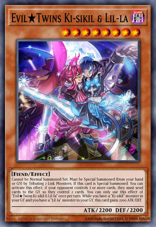 EvilTwins Ki-sikil & Lil-la - RA04-EN037 - Collectors Rare - NM