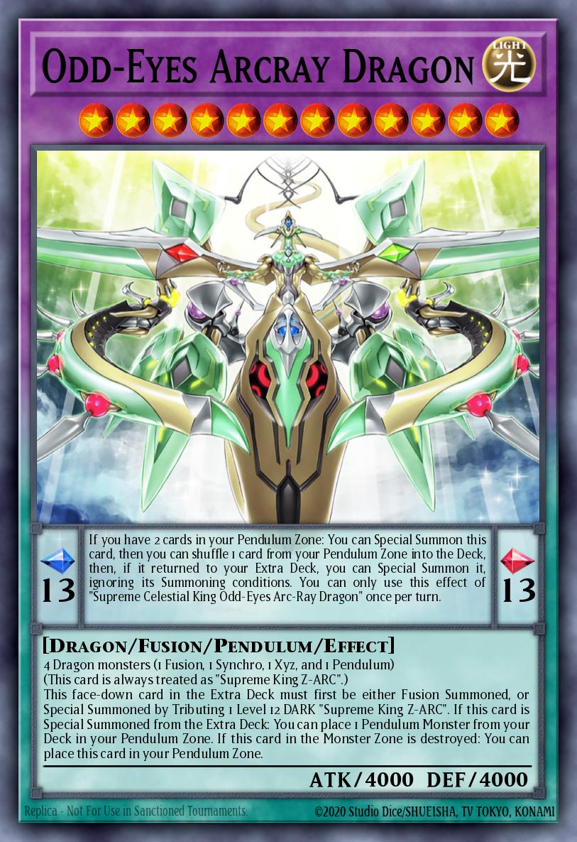 Odd-Eyes Arcray Dragon - RA05-EN145 - Starlight Rare - NM