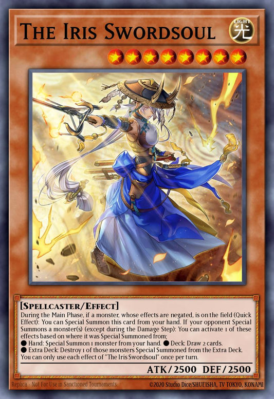 The Iris Swordsoul - RA01-EN023 - Quarter Century Secret Rare - NM