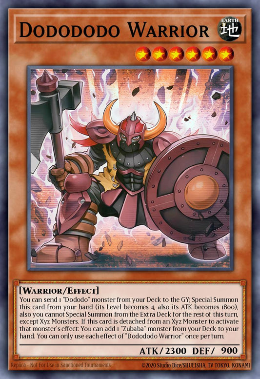 Dodododo Warrior - DUAD-EN004 - Starlight Rare - NM
